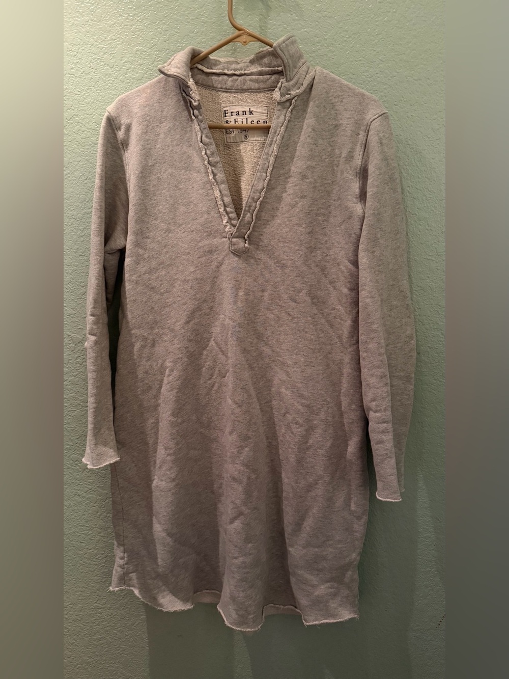 Grey Frank & Eileen Polo Dress Small